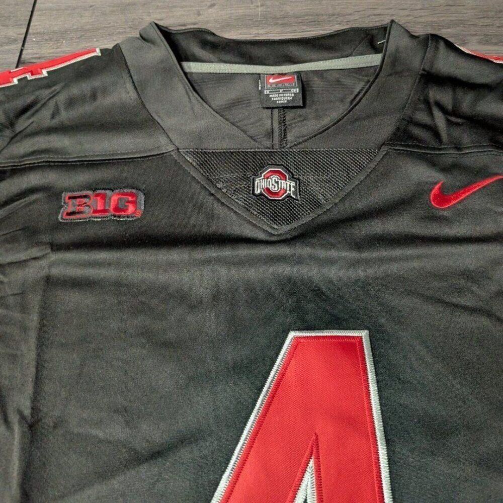 Jeremiah Smith #4 Ohio State Buckeyes BLACKOUT Stitched Men's Jersey Large - Picture 4 of 4